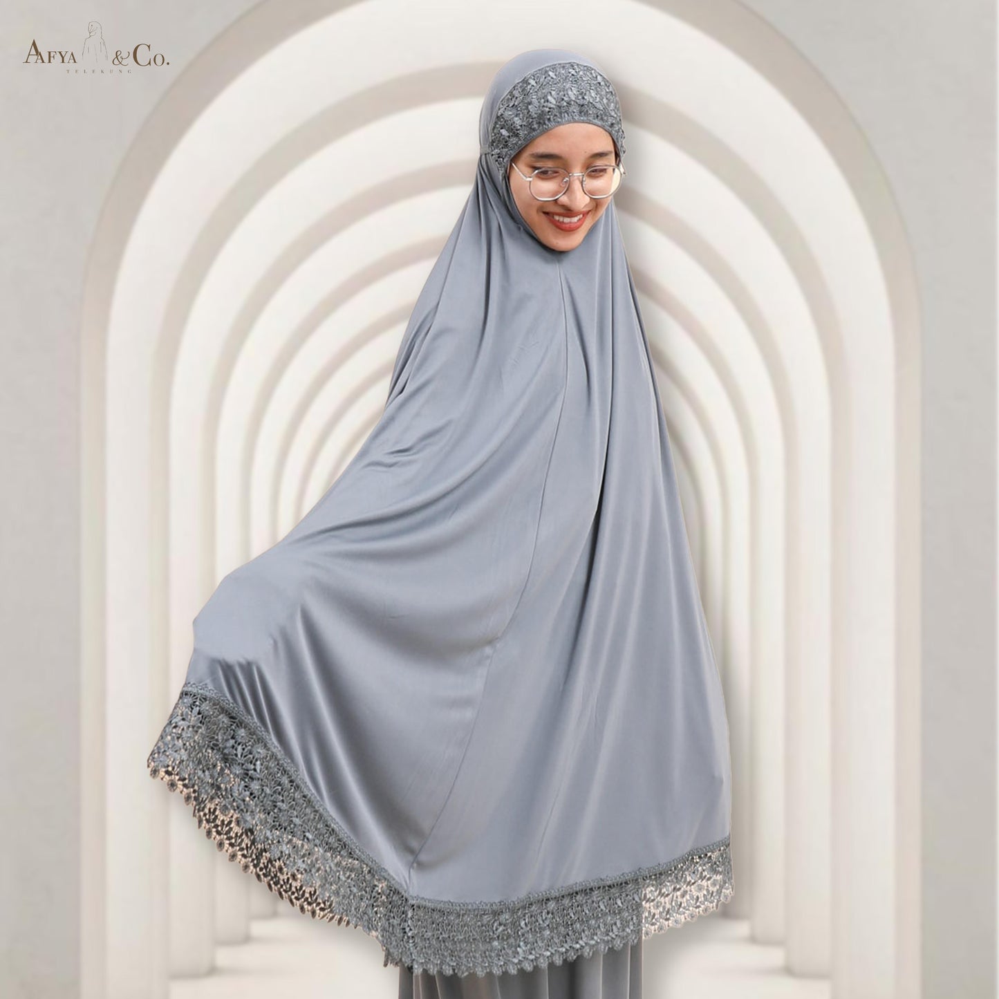 TELEKUNG SHINING VISCOSE SULAM KHAWLA BY AAFYACO & TELEKUNG