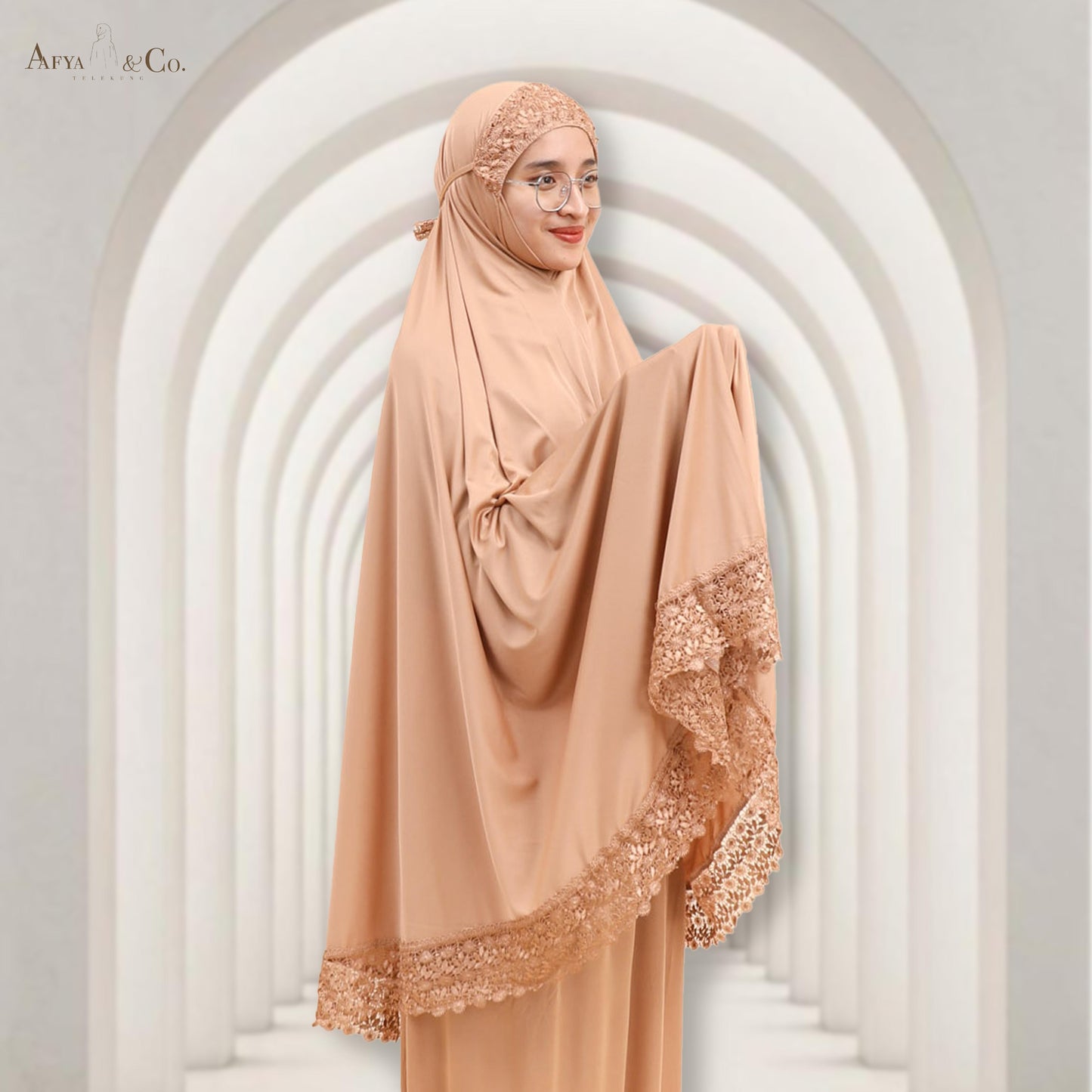 TELEKUNG SHINING VISCOSE SULAM KHAWLA BY AAFYACO & TELEKUNG