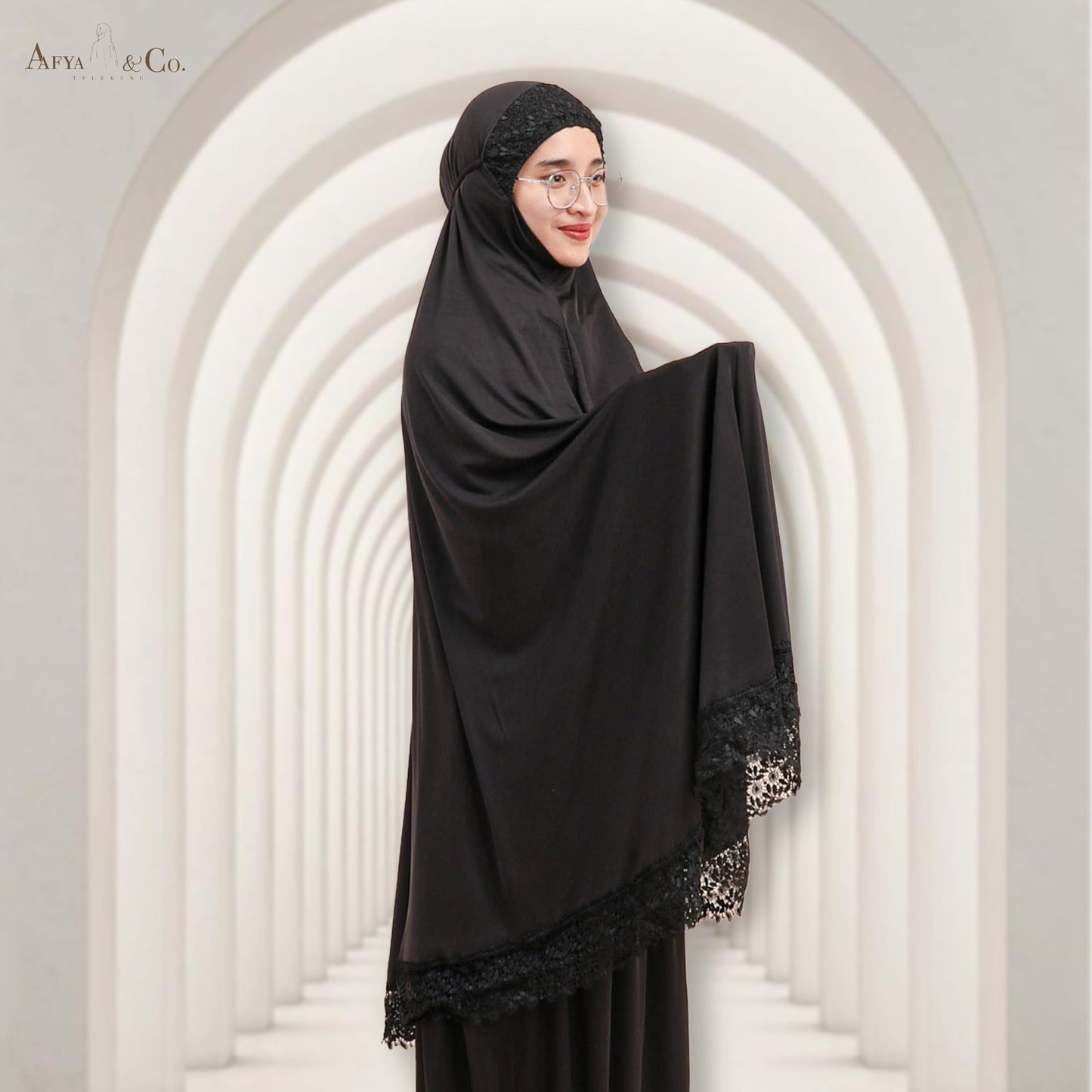 TELEKUNG SHINING VISCOSE SULAM KHAWLA BY AAFYACO & TELEKUNG