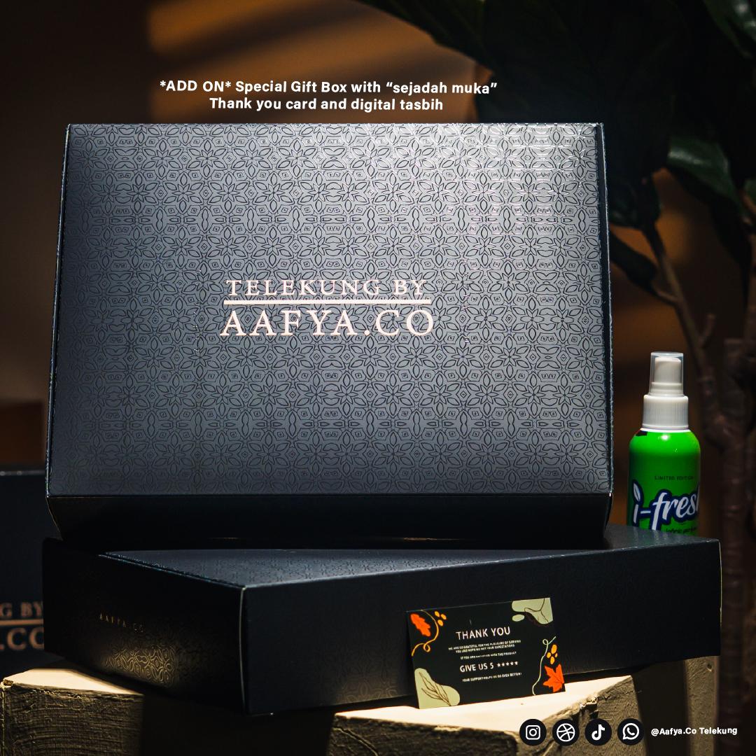 Aafyaco Premium Gift Box Set Telekung - Add On (Baca description)