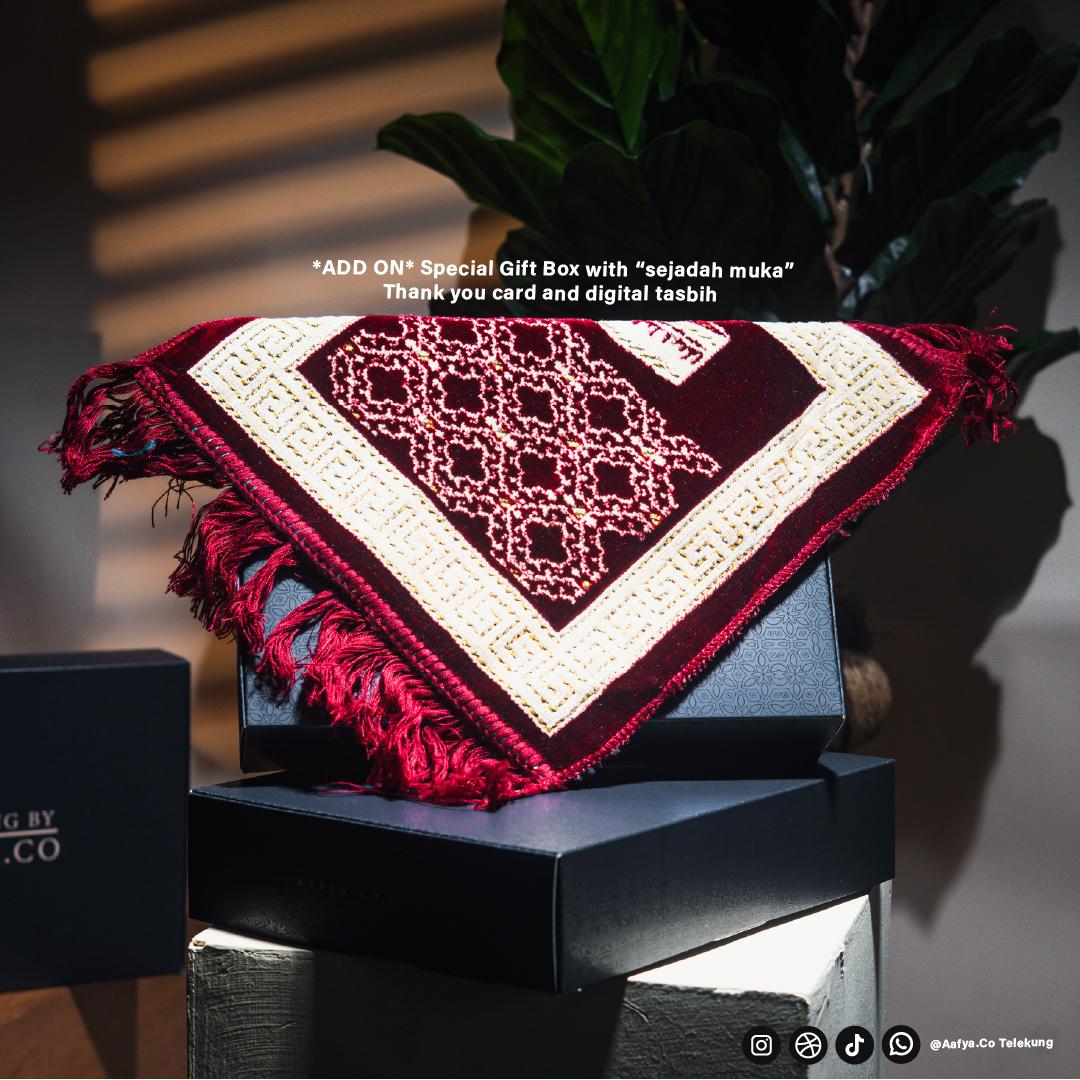 Aafyaco Premium Gift Box Set Telekung - Add On (Baca description)