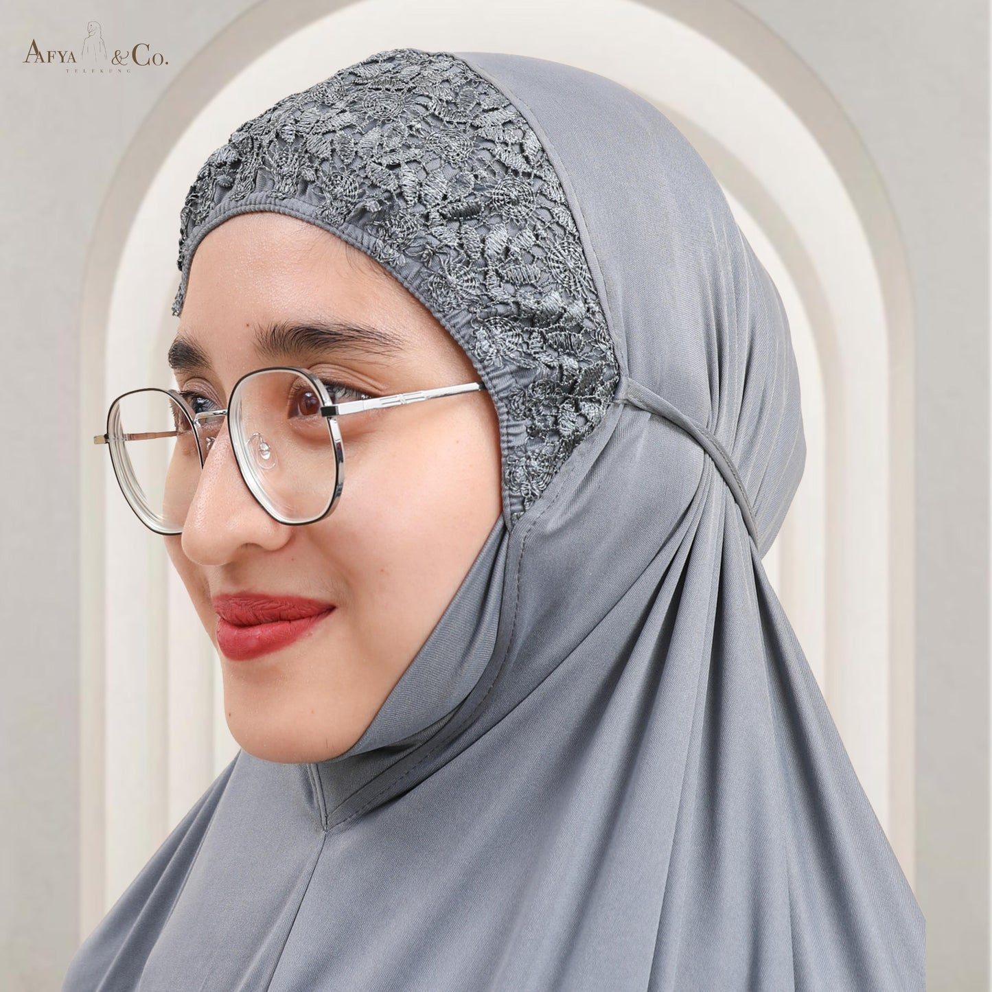 TELEKUNG SHINING VISCOSE SULAM KHAWLA BY AAFYACO & TELEKUNG