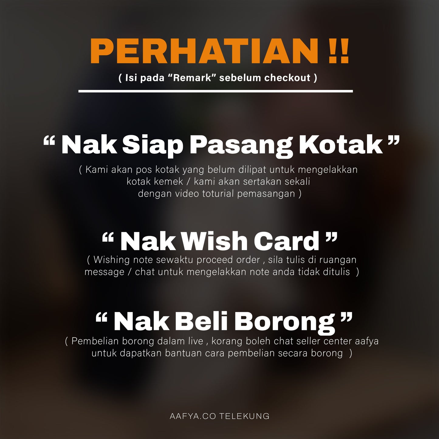 TELEKUNG SULAM BUNGA ASHRA BY AAFYA.CO