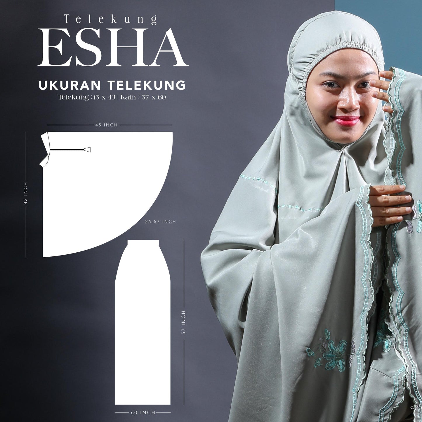 (NEW) TELEKUNG SULAM BUNGA ESHA BY AAFYACO