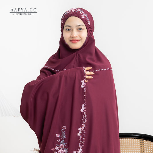 Telekung Sulam Bunga Laura