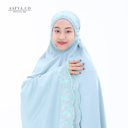 Telekung Sulam Bunga Absarina