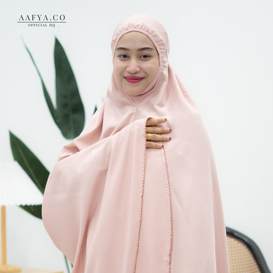 Telekung Sulam Plain Rabiyah