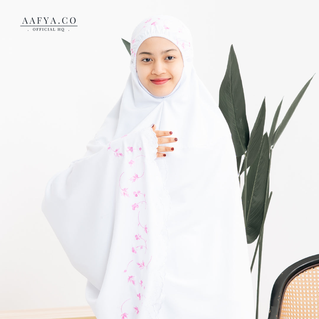 Telekung Sulam Bunga Ajwa